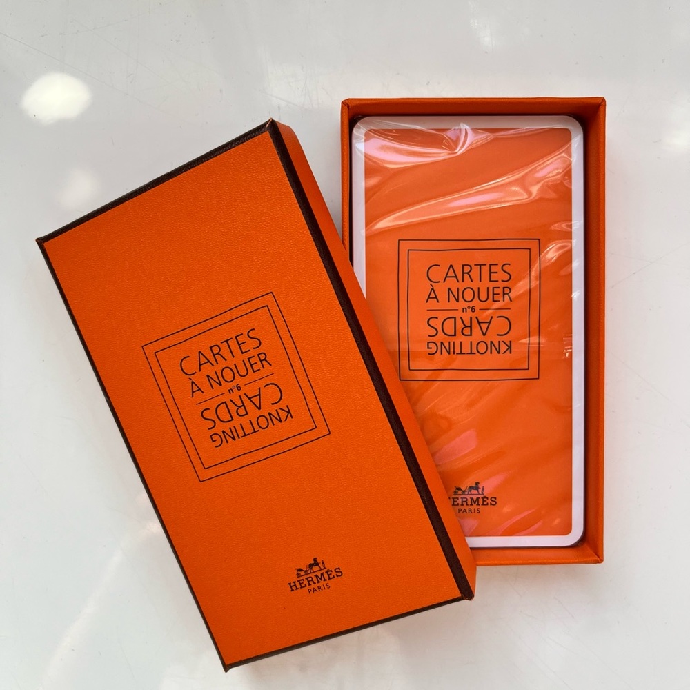BNIB Hermes Scarf Knotting Cards